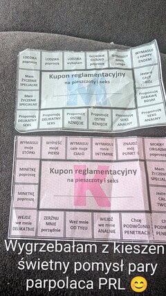 Nawet kartki były przygotowane perfekcyjnie,prosimy docenic