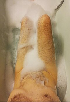 Poranna dzisiejsza kąpiel  lubicie wannęz pianką