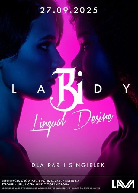 27.09.2025 r. - SOBOTA - BI - LINGUAL DESIRE - LADY BI - LavaClub