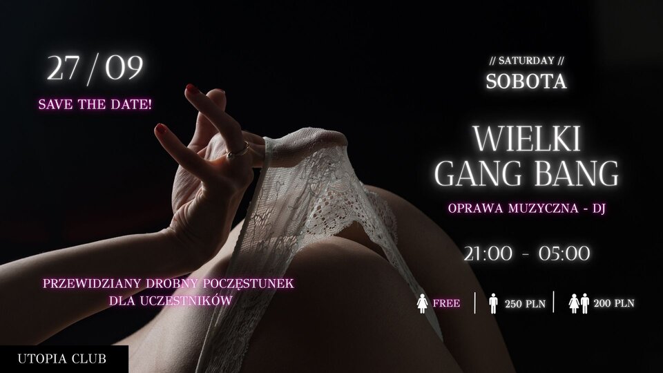 Sobota 27.09 - UtopiaClub