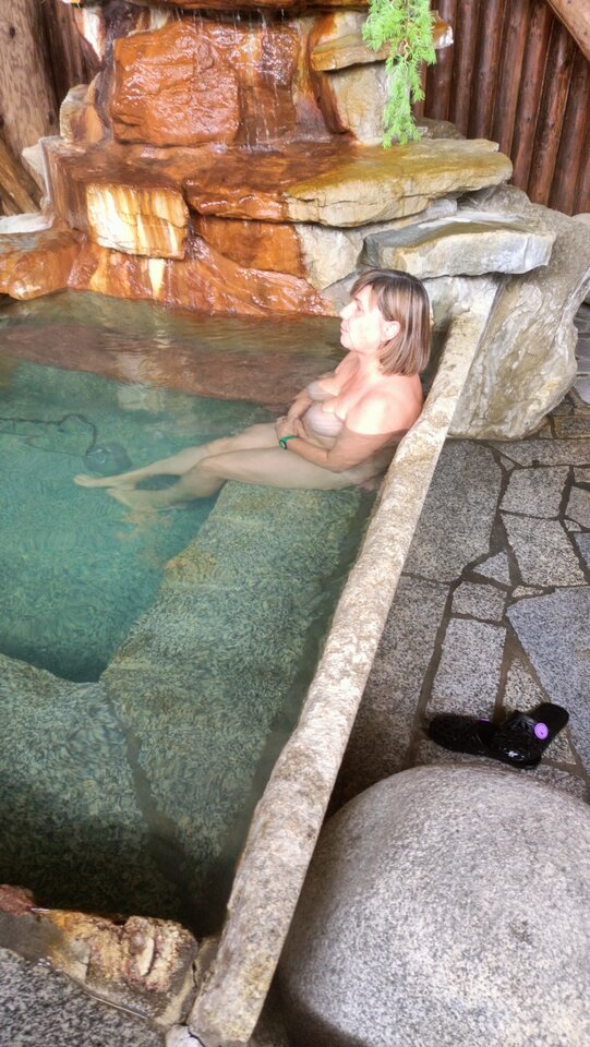 relaks w saunarium - Ania i Olek