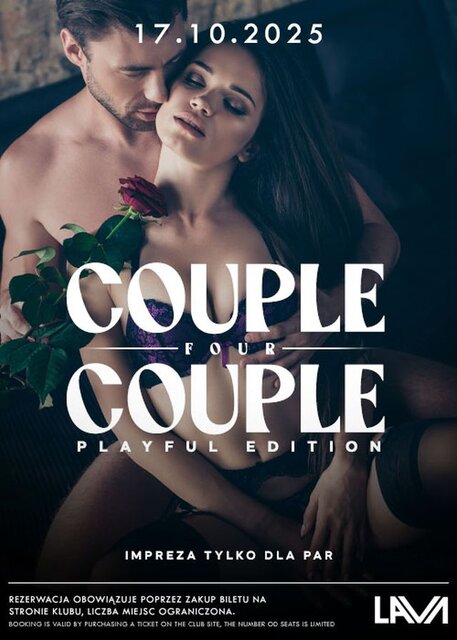 17.10.2025 r. - PIĄTEK - COUPLE 4 COUPLE Playfull Edition - LavaClub