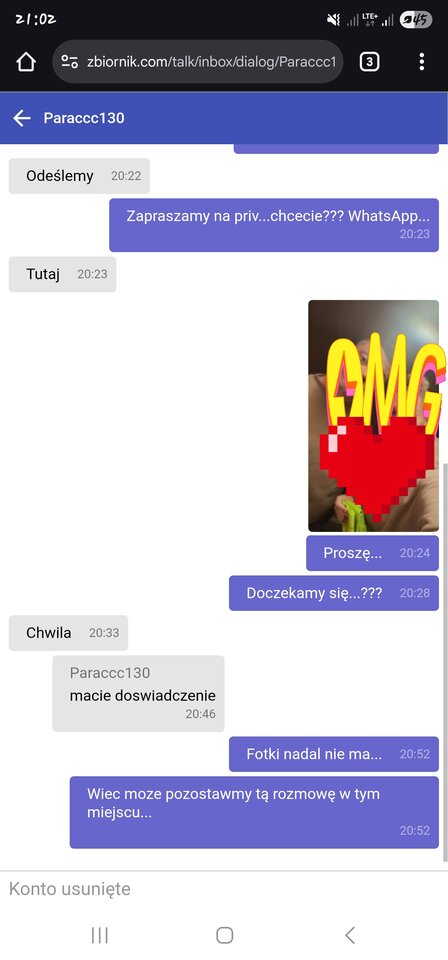 Taka sytuacja z parą... pojawiam sie i znikam - NuovaVentura