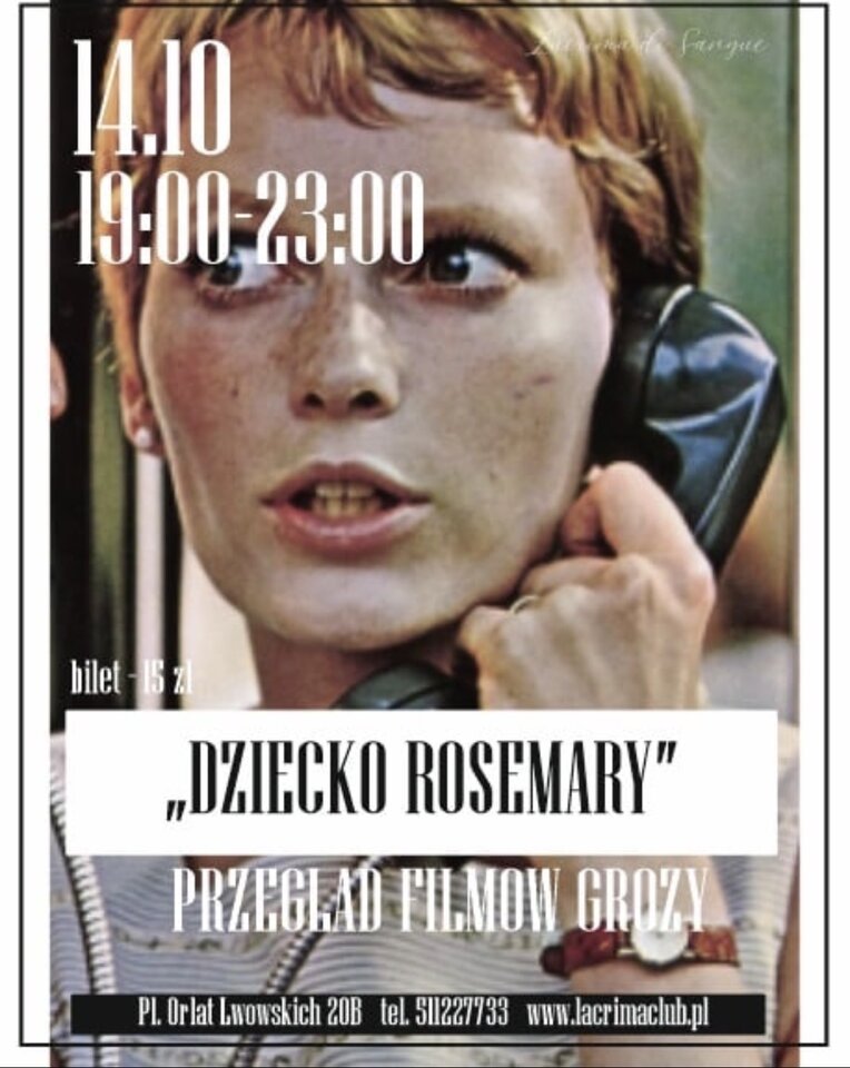 PAZDZIERNIKOWE KINO GROZY - 14 PAZDZIERNIK WTOREK - LaCrimadiSangue