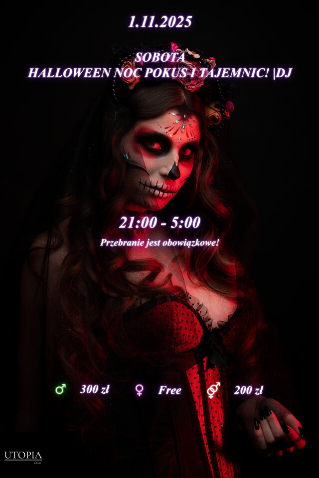 Sobota 1.11 Halloween - UtopiaClub