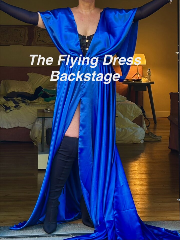 The Flying Dress … Backstage - milFuria