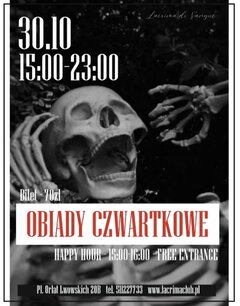 CZWARTEK 30.10 - OBIADY CZWARTKOWE