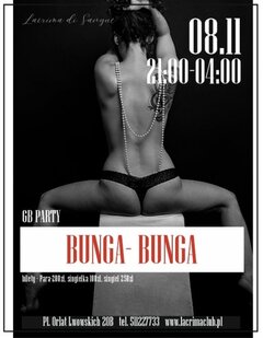 SOBOTA 08.11- BUNGA BUNGA