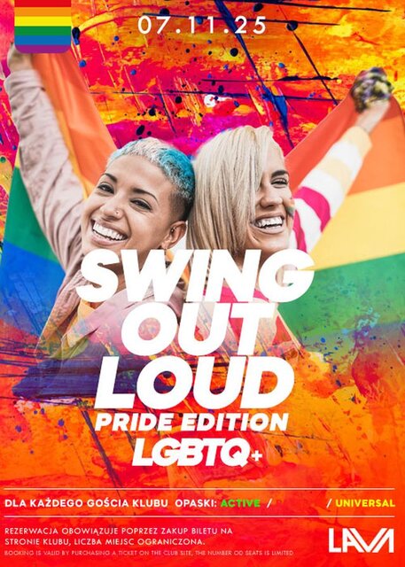 07.11.2025 r. - Swing out Loud: Pride Edition LGBTQ+ BI - LavaClub