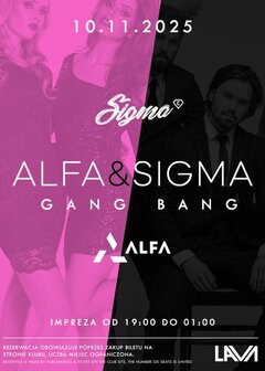 10.11.2025 r. - PONIEDZIAŁEK - GANG BANG - ALFA TEAM