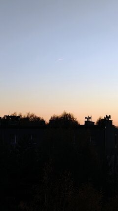 Poranek, samoloty i ostatnie gwiazdy 😏